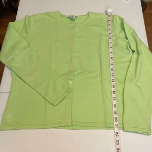 Lilly Pulitzer white label cardigan size medium